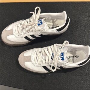 Adidas Samba White and Black